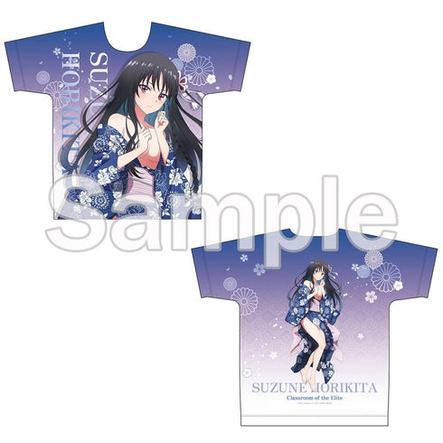 『ようこそ実力至上主義の教室へ』【描き下ろし】フルグラフィックTシャツ 堀北鈴音(和服) 【202508再販】